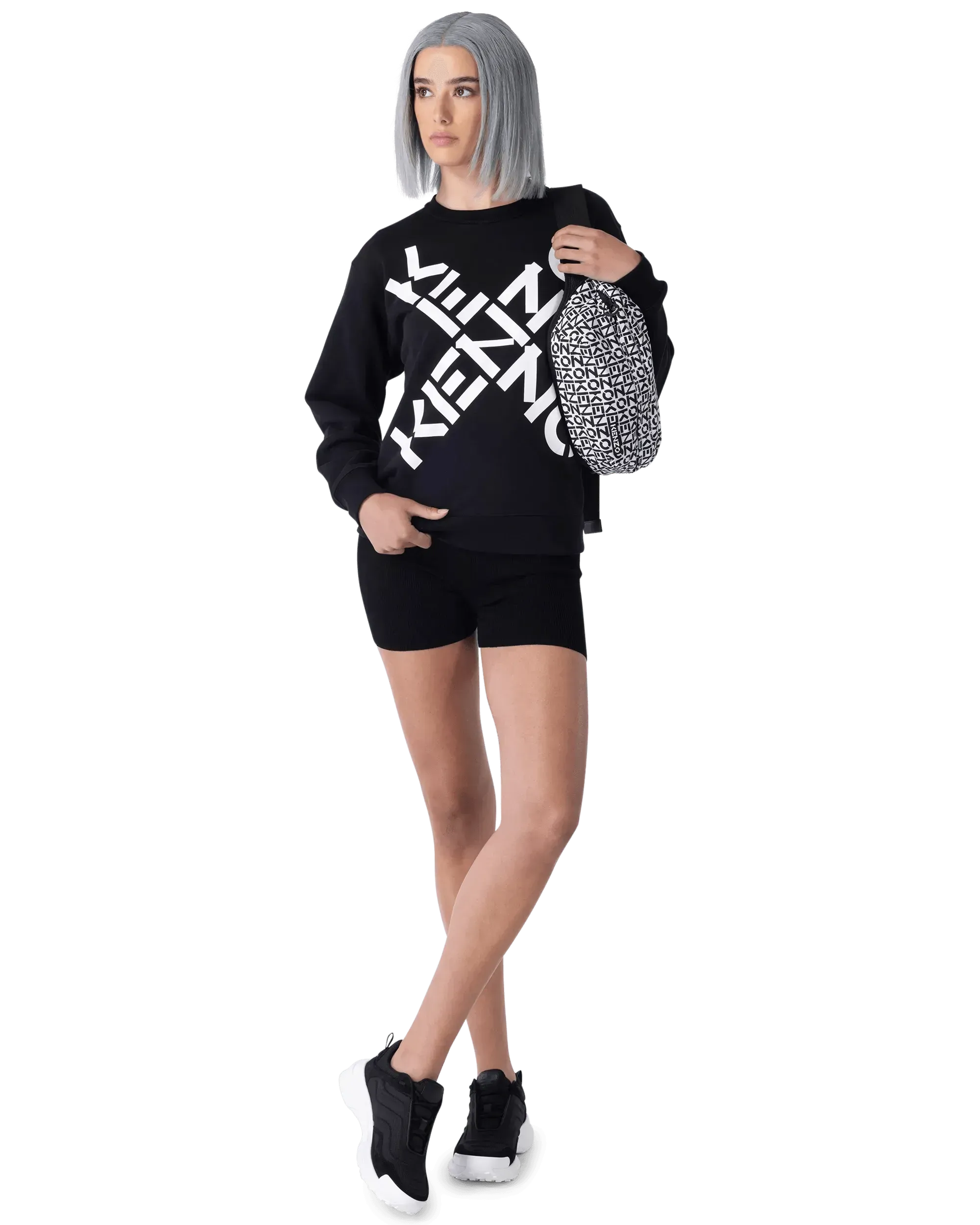 Allover Logo Printed Belt Bag