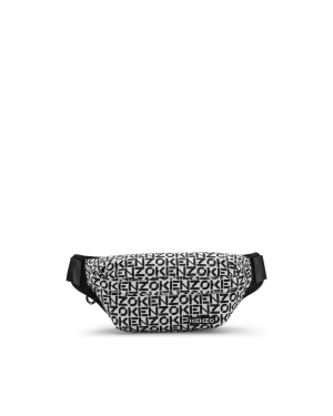 Allover Logo Printed Belt Bag