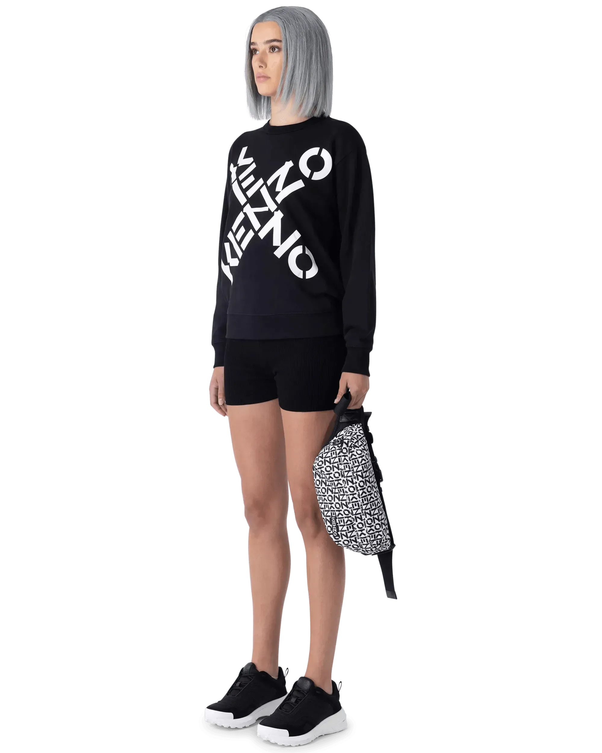 Allover Logo Printed Belt Bag