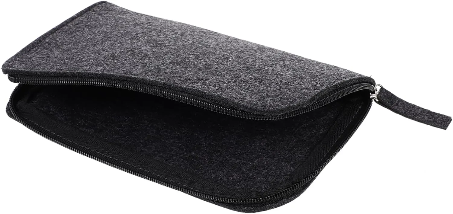 Anneome Felt Tool Organizer for Clay Sculpting Compact and Tool Storage Bag for Artists and Craftsmen Multi-Purpose Felt Pouch for Brushes Makeup