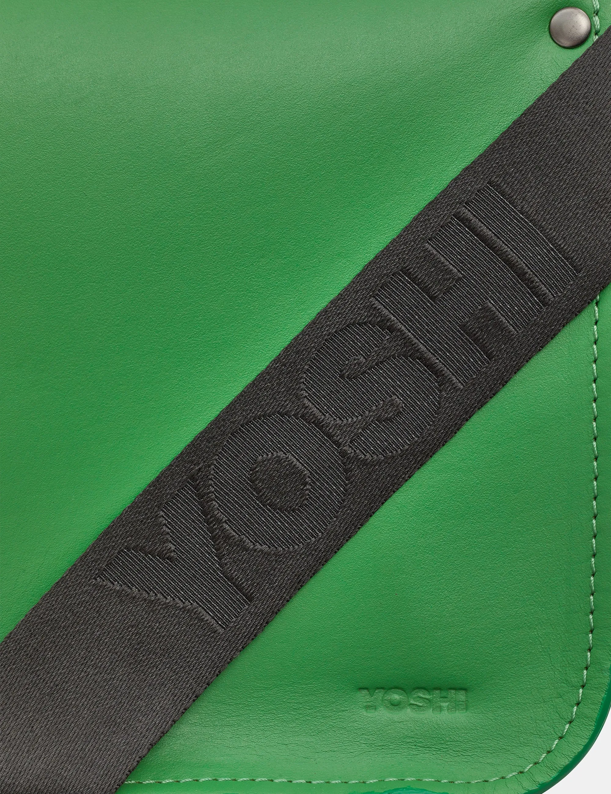 Belforte 14" Green Leather Satchel Bag