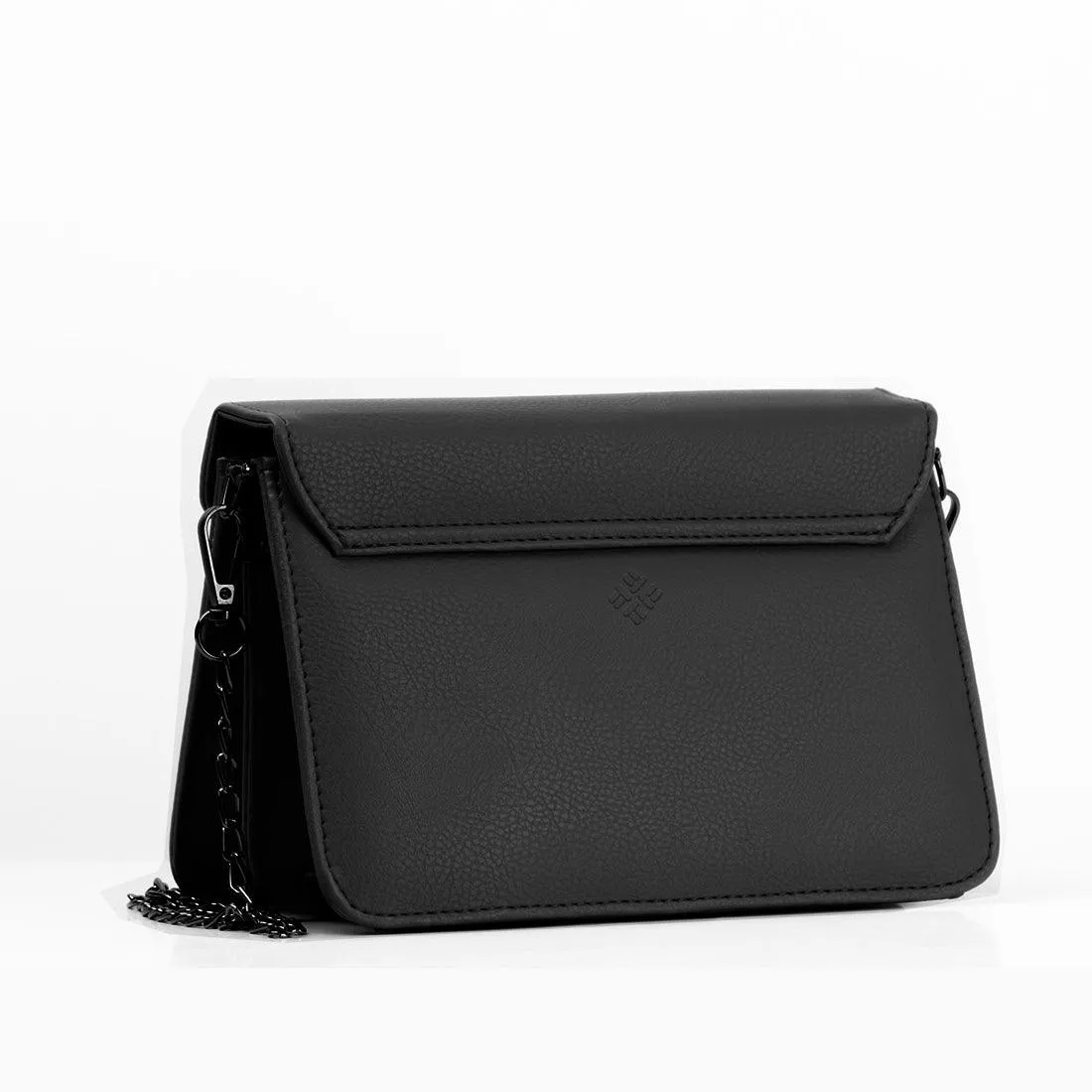Black Mini Embossed Chain Bag Creative Skin