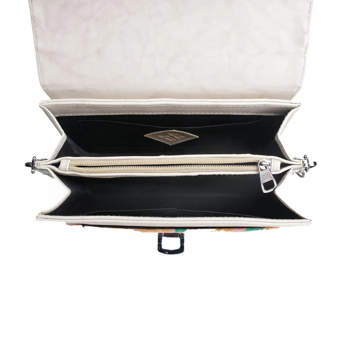 Black Mini Embossed Chain Bag Creative Skin
