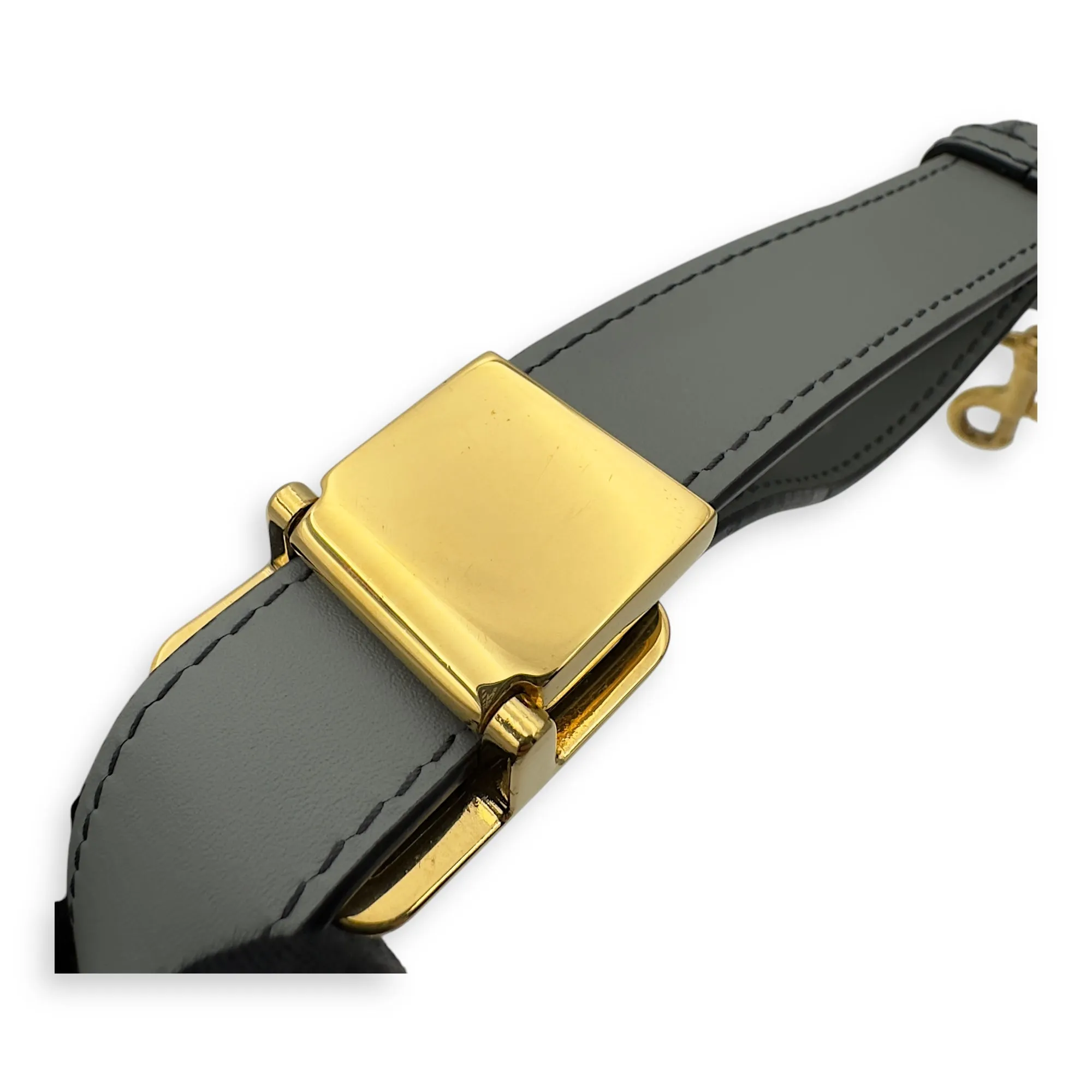 Bobby Crossbody Bag Grey in Jacquard, Gold hardware