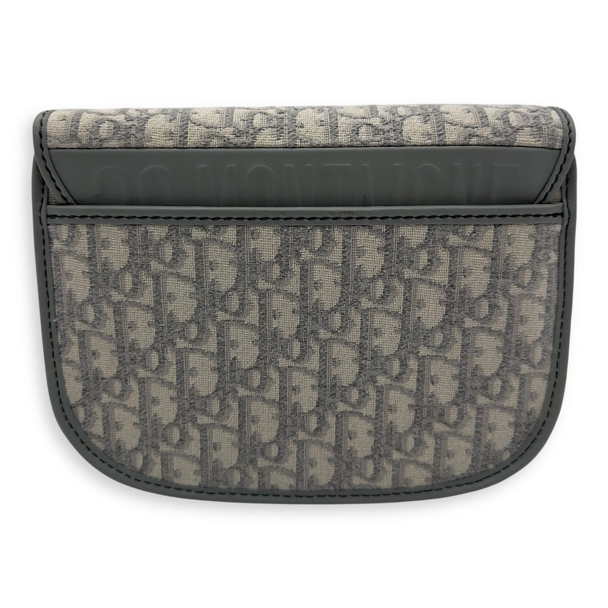 Bobby Crossbody Bag Grey in Jacquard, Gold hardware