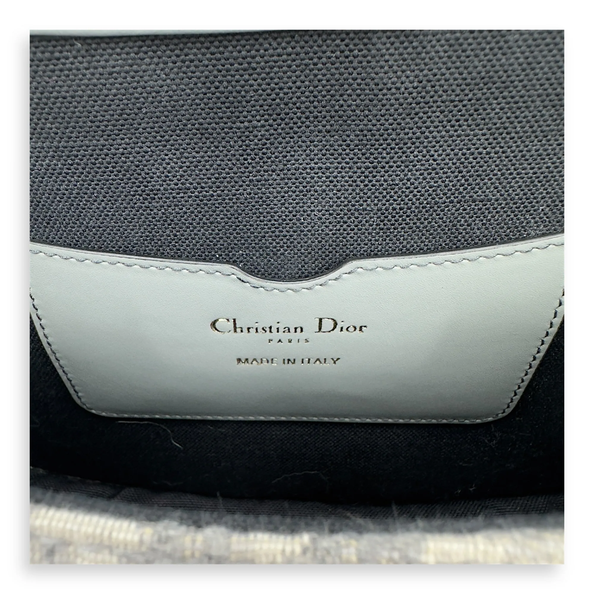 Bobby Crossbody Bag Grey in Jacquard, Gold hardware