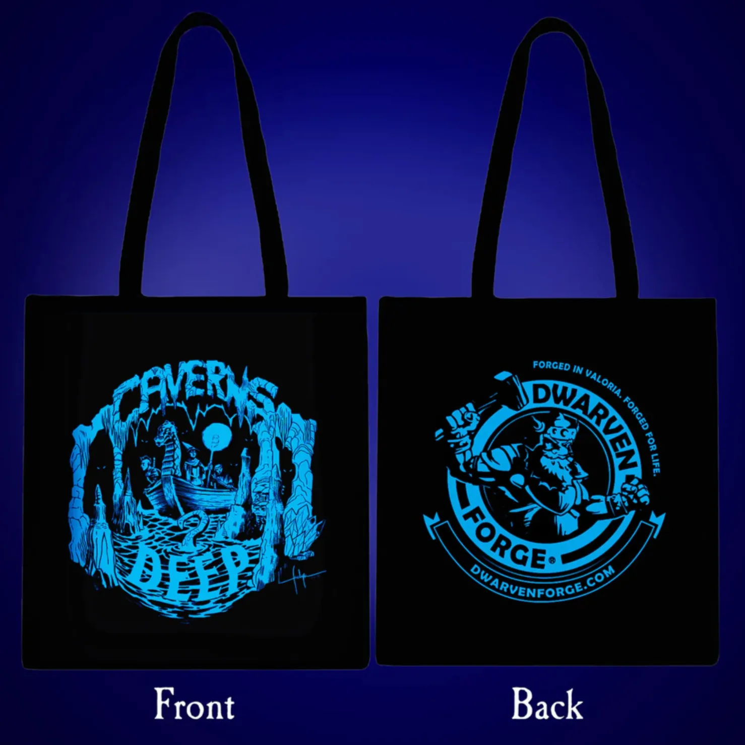 Canvas Tote Bag - Caverns Deep