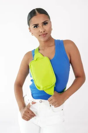 Carry Me Around Belt Bag - Lime