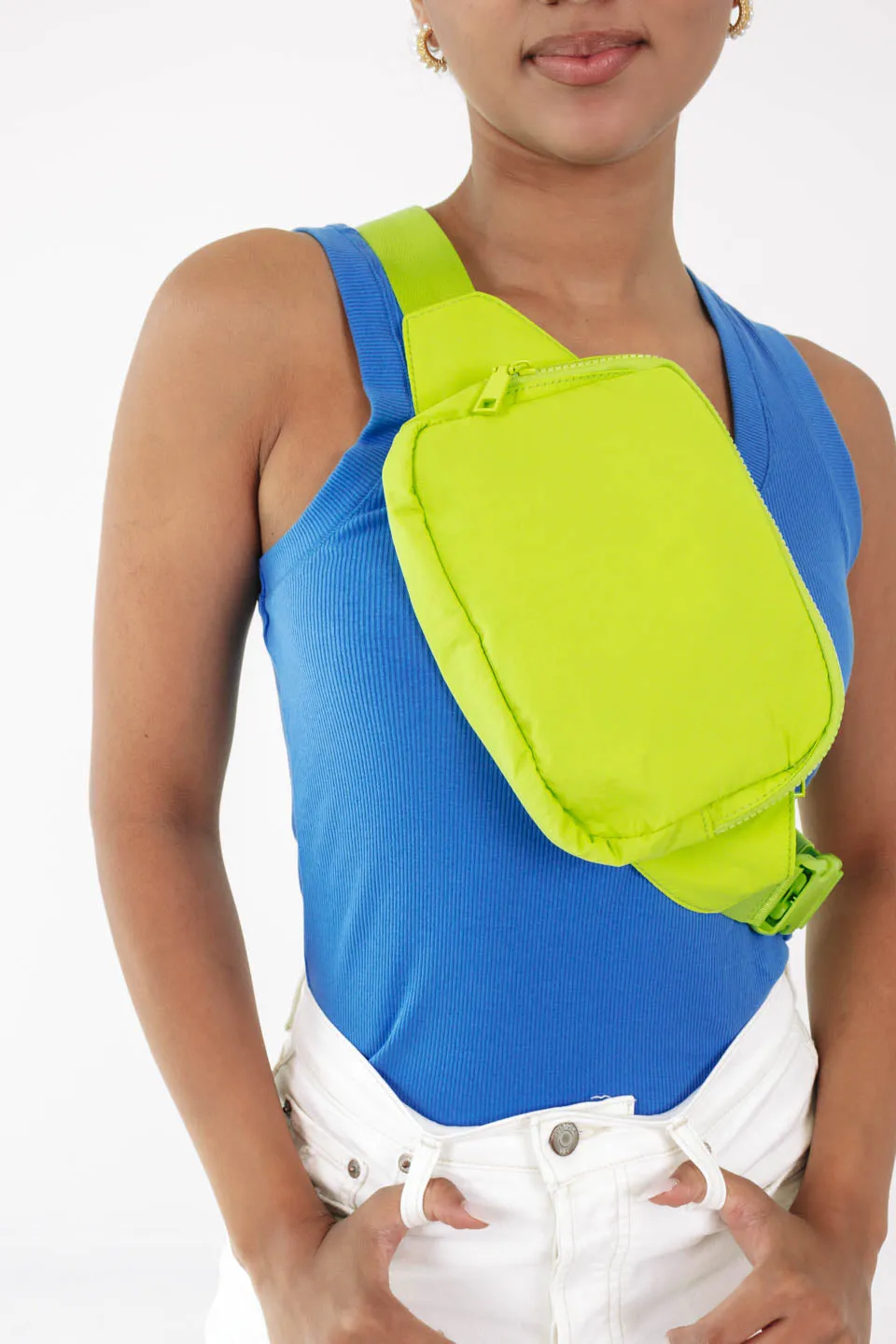 Carry Me Around Belt Bag - Lime