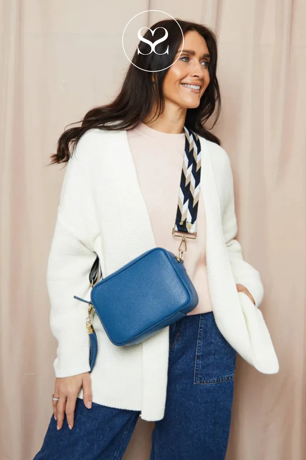 ELIE BEAUMONT - CROSSBODY BAG - DENIM BLUE