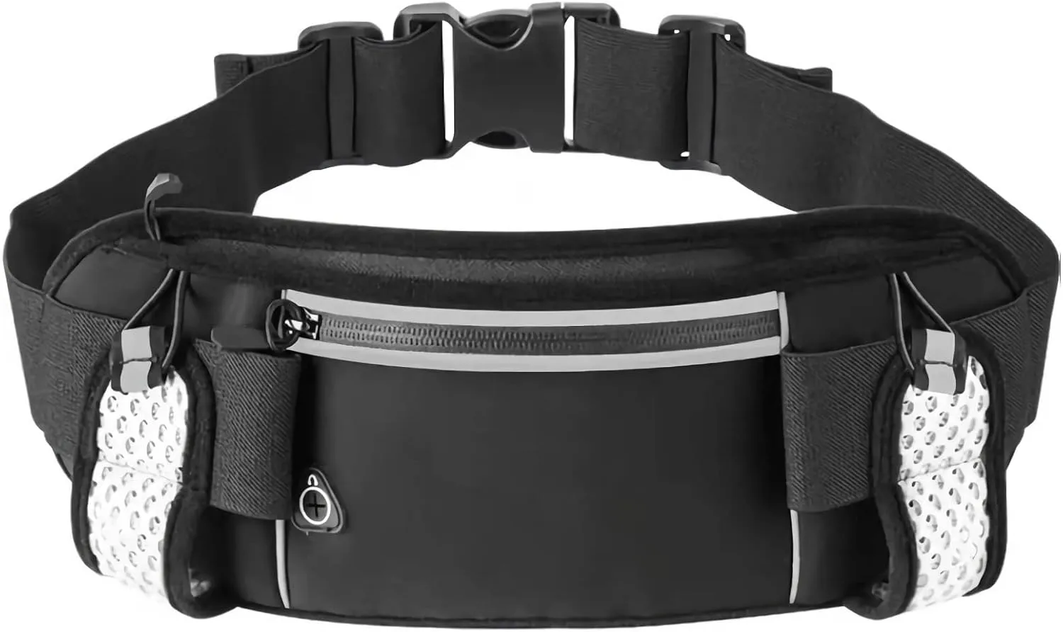 Fanny Pack for Women and Men Waist Bags with Water Bottle Holder Running Waist Bag Large Pouch & Adjustable Strap for Gym Jogging Cycling Rraveling Fitness Hiking