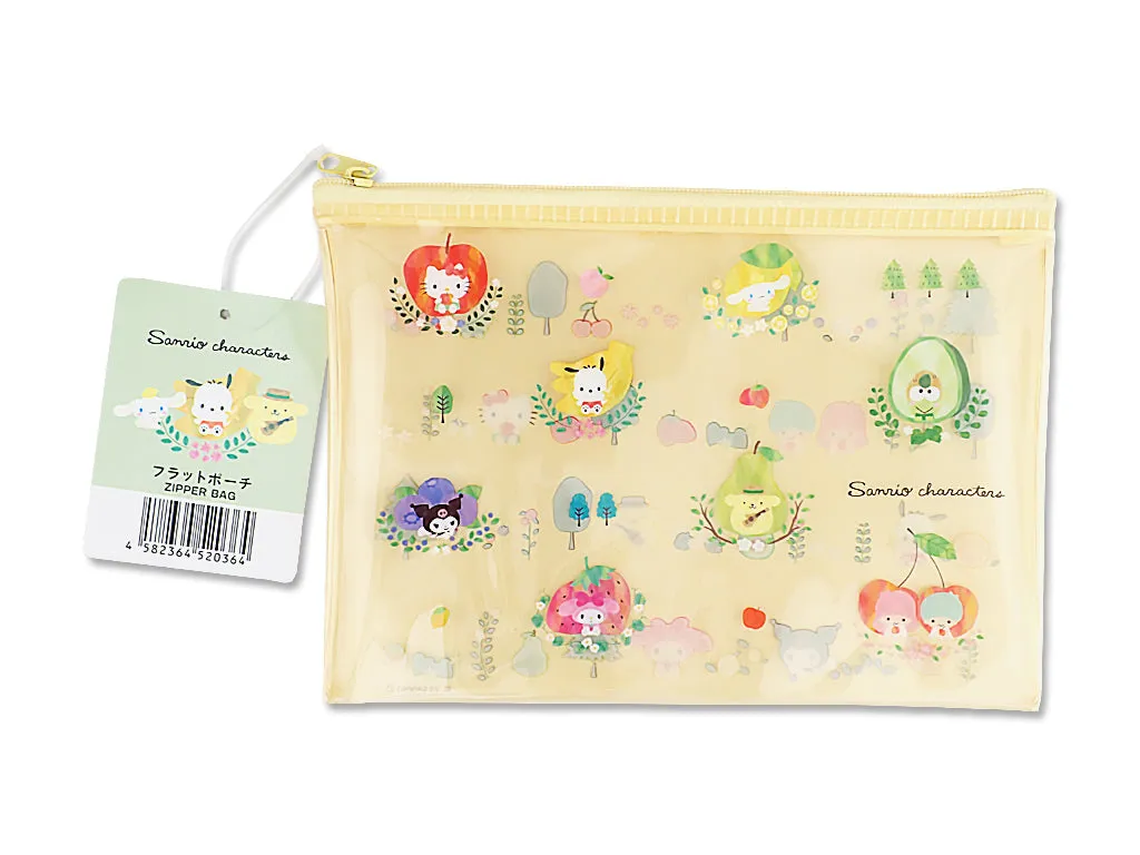 Flat pouch Sanrio Characters Fruit