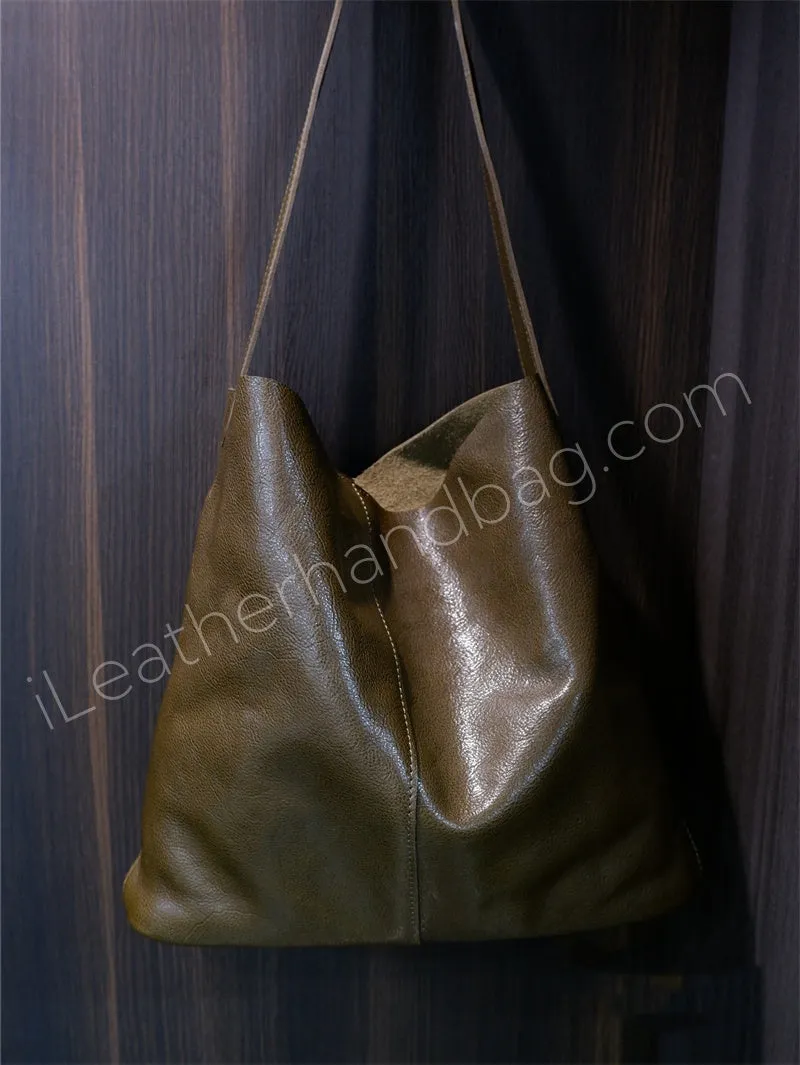 Genuine Leather Hobo Bags Soft Leather Hobo Bag Hobo Leather Tote Bag Womens