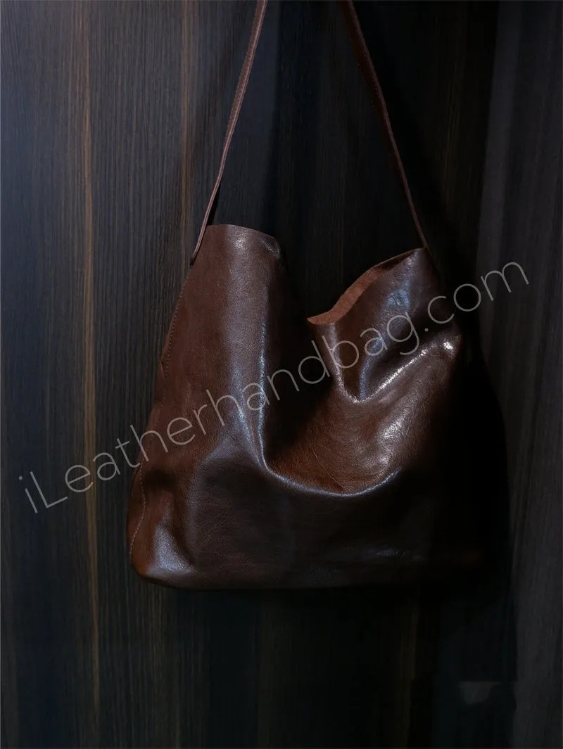 Genuine Leather Hobo Bags Soft Leather Hobo Bag Hobo Leather Tote Bag Womens