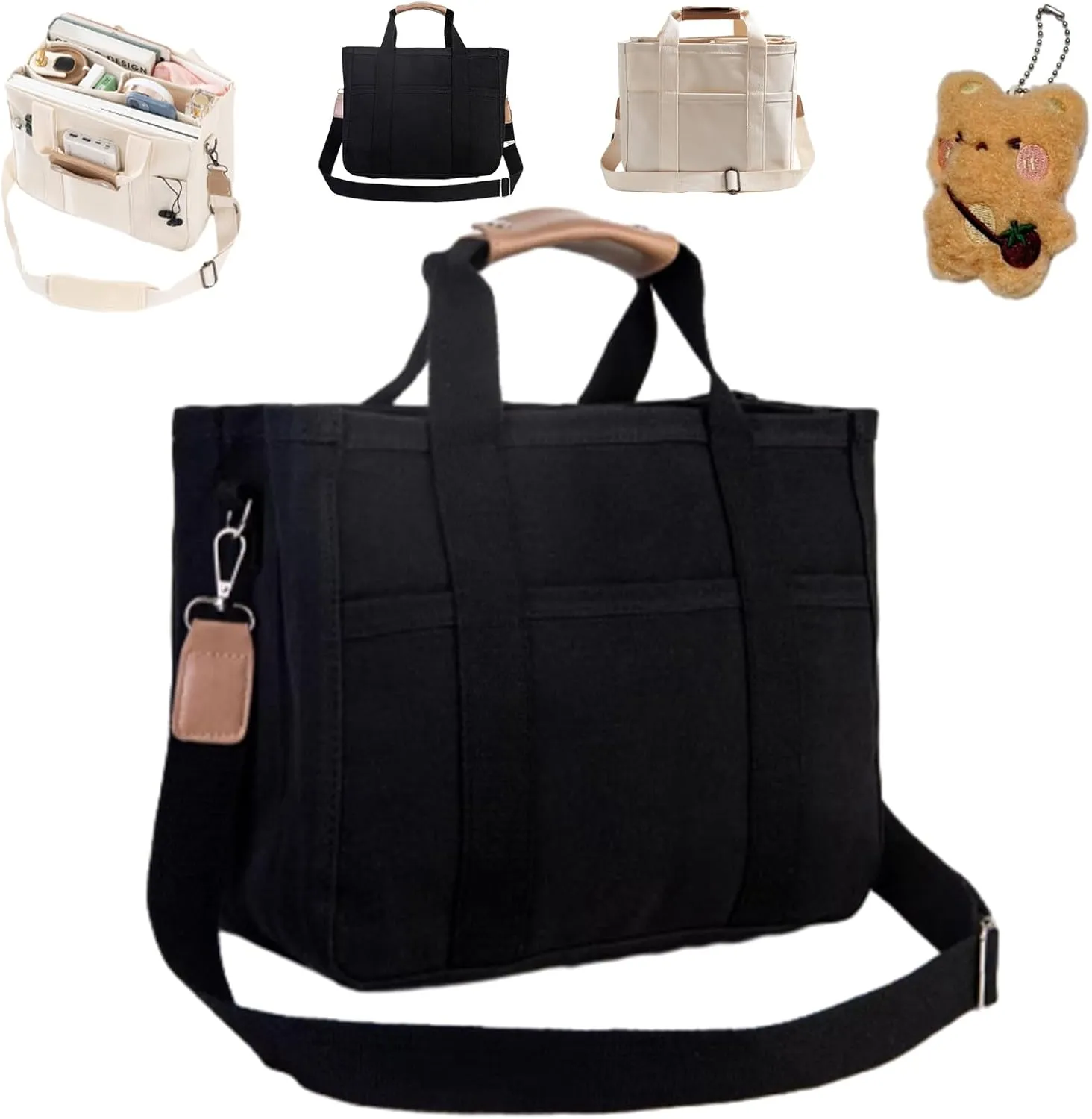 Gilmore Glee Tote Bag, Gilmore Glee Everyday Tote Bag, Tote Bag with Compartments, Crossbody Tote Bags for Women