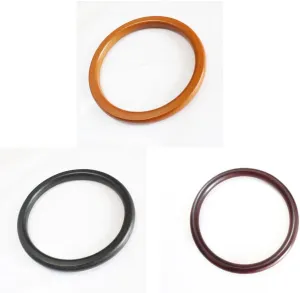 gofidin 6Pcs Handmade Round Wooden Handle,13.5cm DIY Handle Bag Accessories,5.3inch Useful Tote Purse Frame