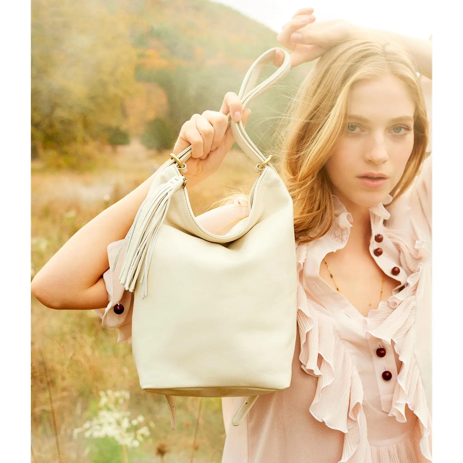 Hobo Blaze Greystone Velvet Hide Leather