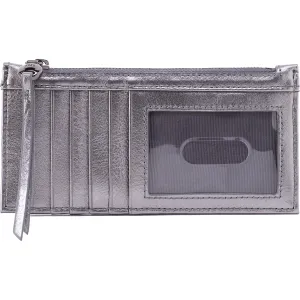 Hobo Carte Anthracite Metallic Hide Leather