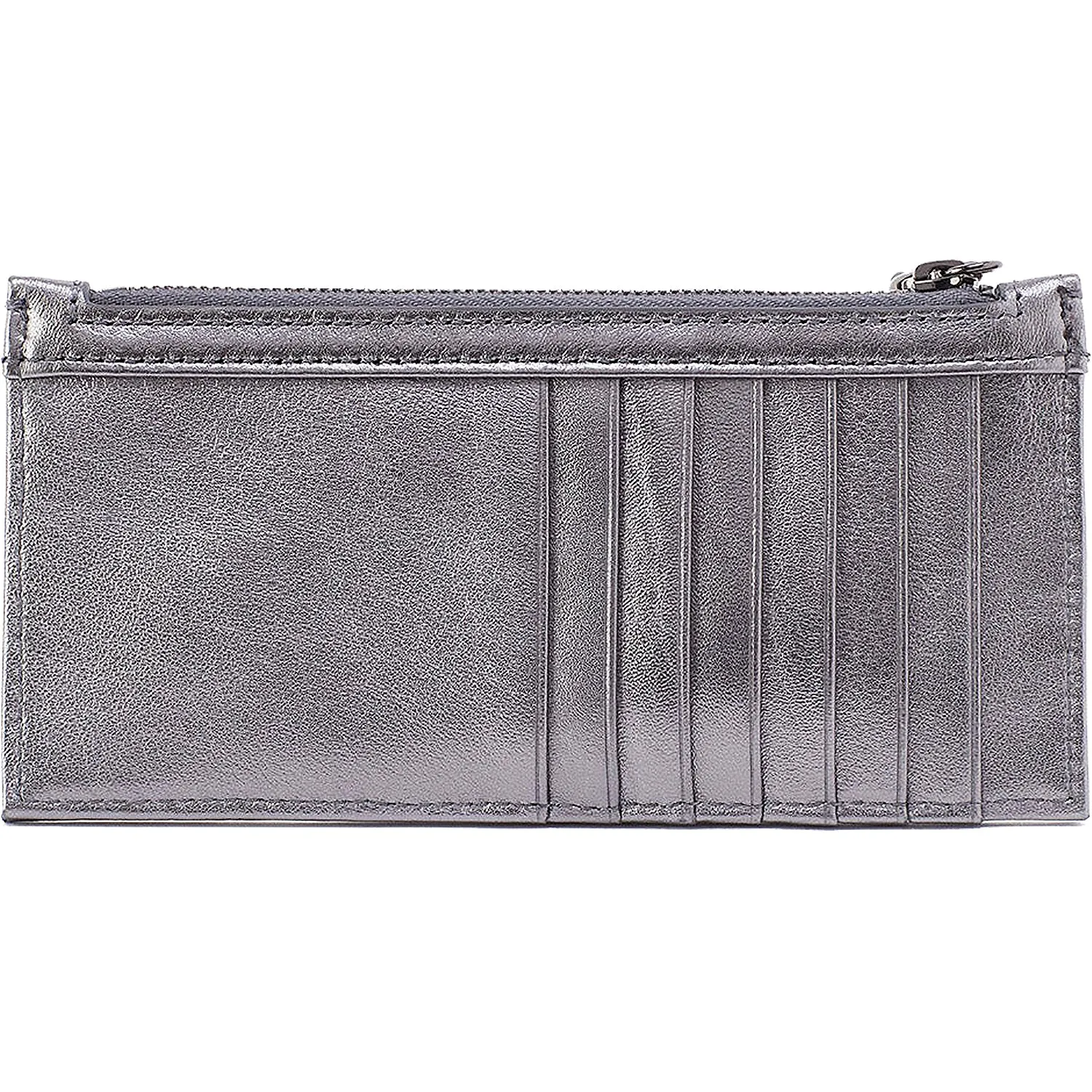 Hobo Carte Anthracite Metallic Hide Leather