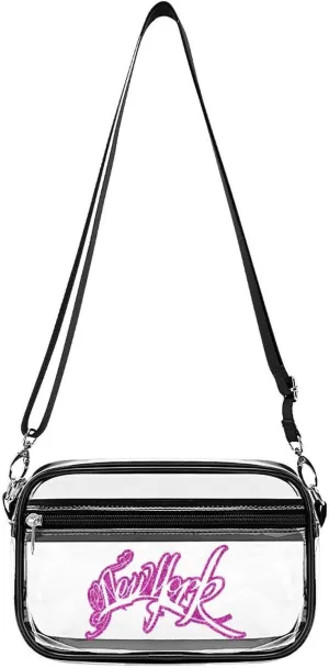 I Love New York City Clear Stadium Bag Mini Crossbody Bag Anti-Theft Side Shoulder Bags Messenger Bag Unisex