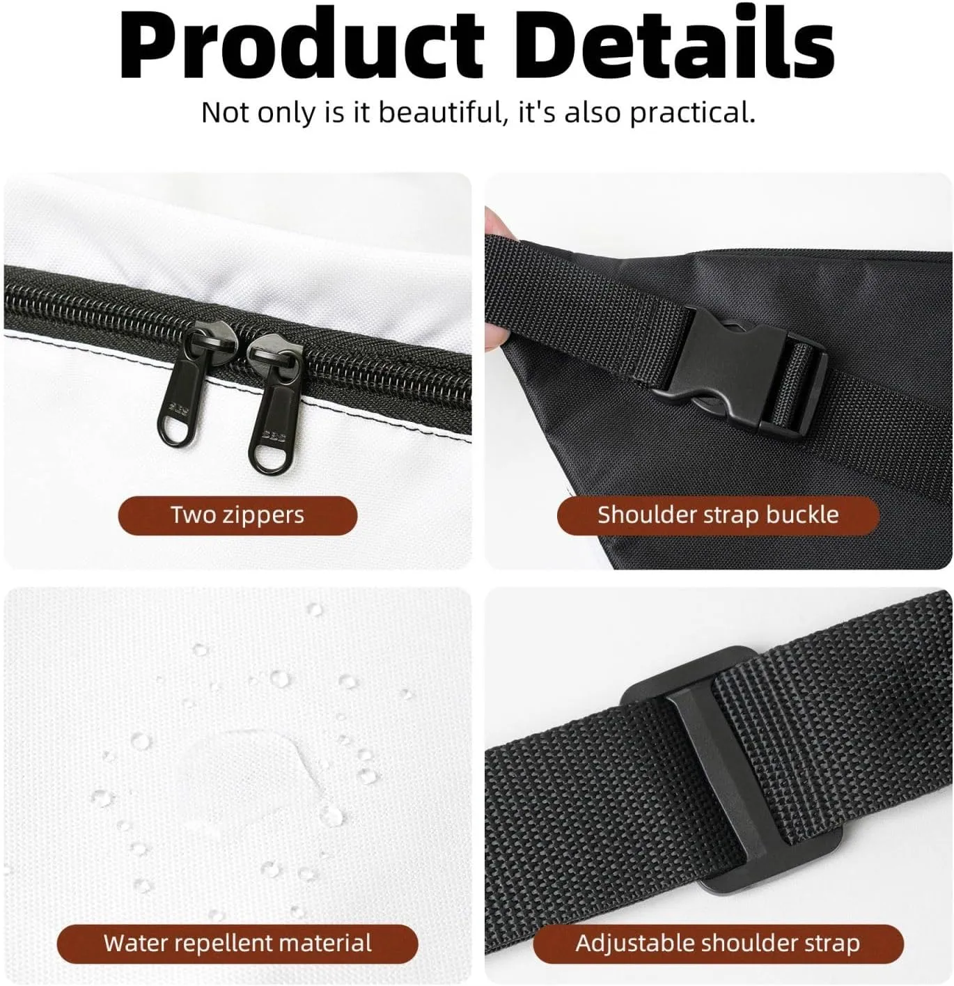 Mandala Fanny Pack Crossbody Sling Bag  Zipper Pockets for Travel, Hiking, Cycling, Workouts, and Everyday Use