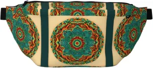 Mandala Fanny Pack Crossbody Sling Bag  Zipper Pockets for Travel, Hiking, Cycling, Workouts, and Everyday Use