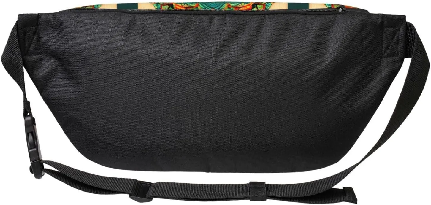 Mandala Fanny Pack Crossbody Sling Bag  Zipper Pockets for Travel, Hiking, Cycling, Workouts, and Everyday Use
