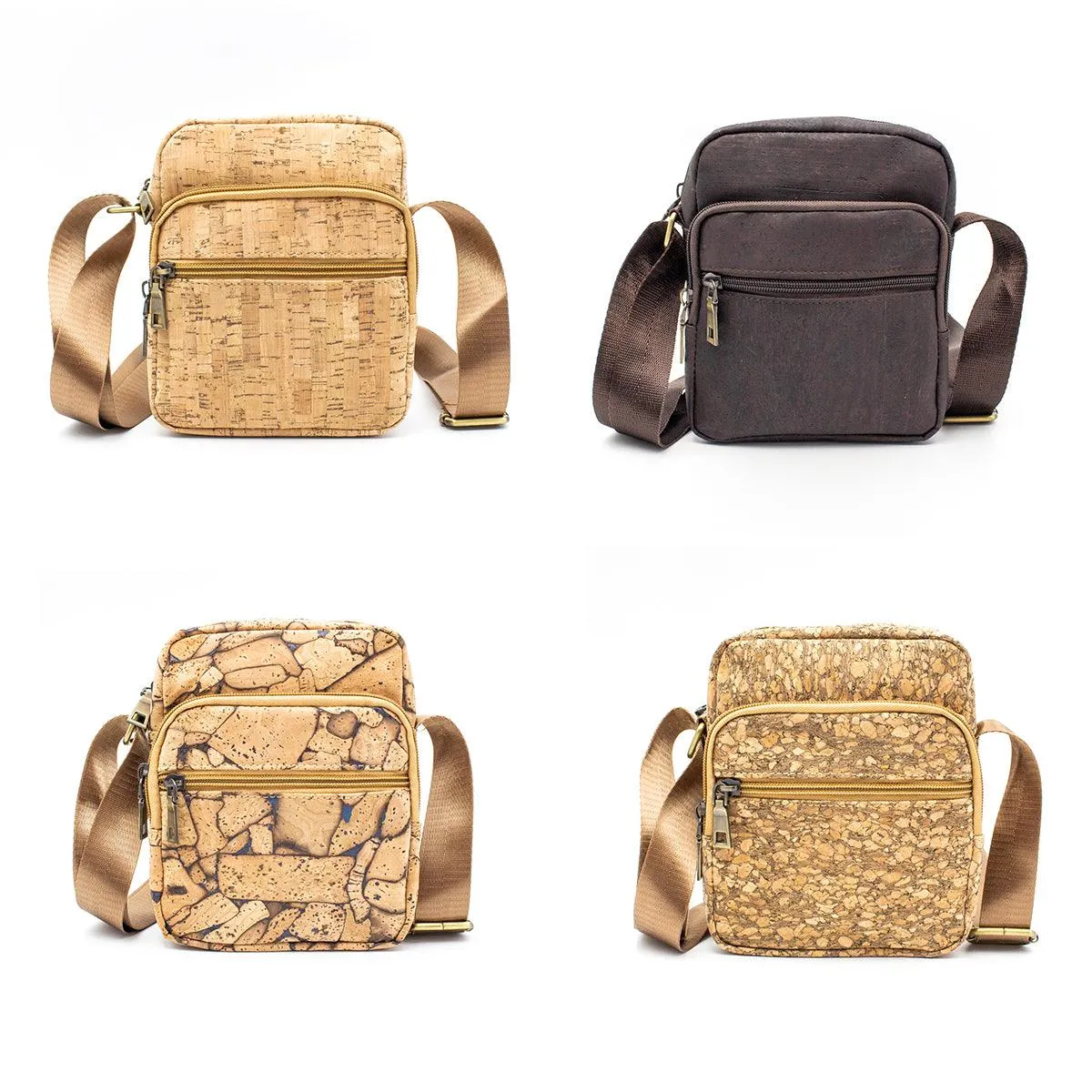 Men's Cork Leather Shoulder Bag 304