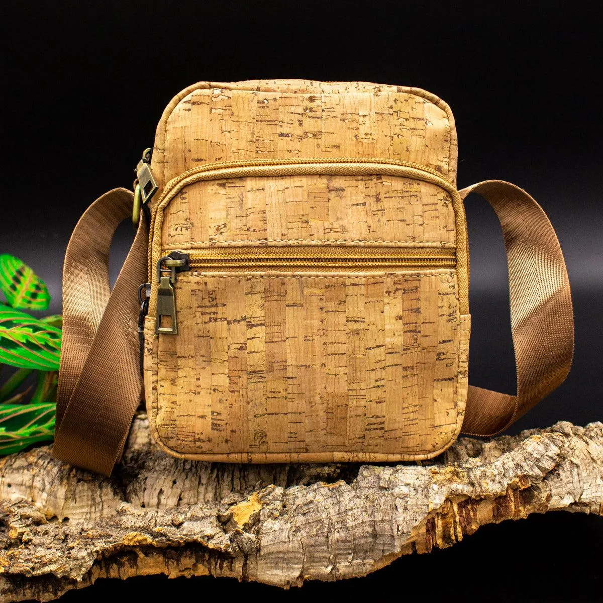 Men's Cork Leather Shoulder Bag 304
