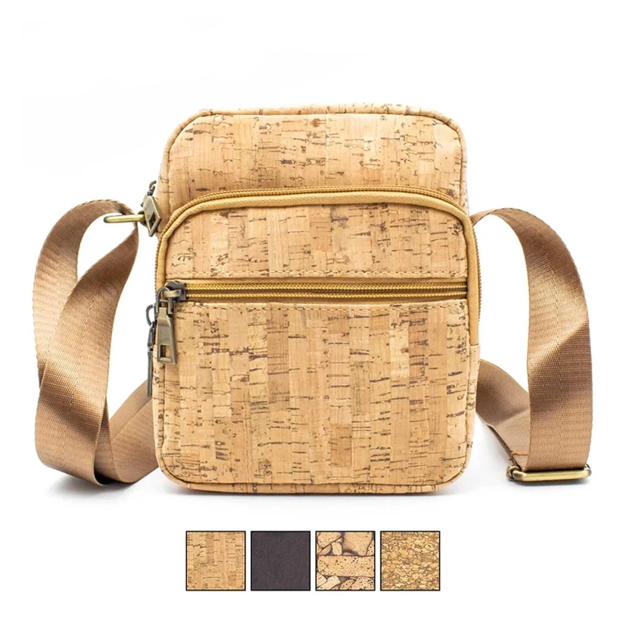 Men's Cork Leather Shoulder Bag 304