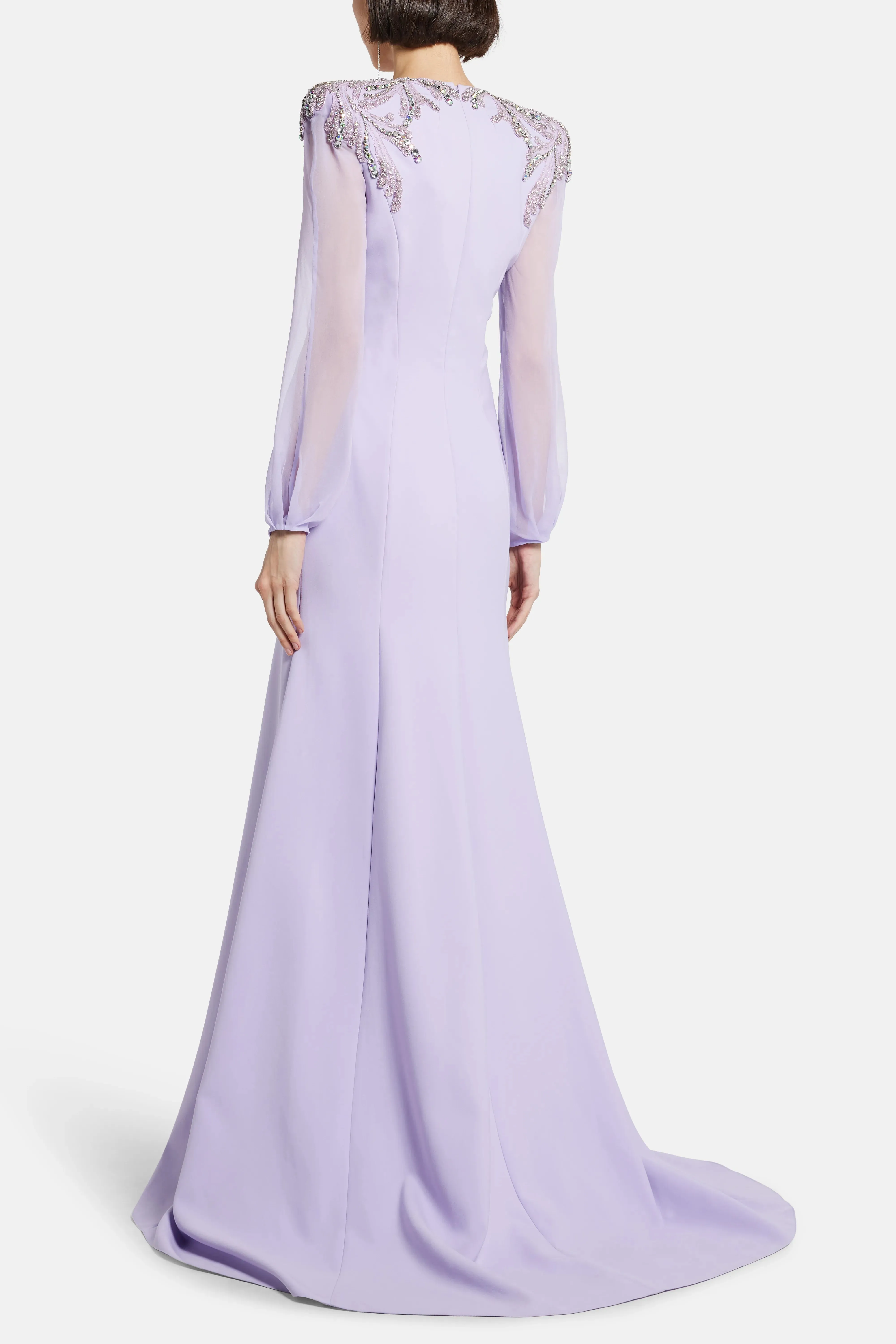 Mercury Embellished Evening Gown