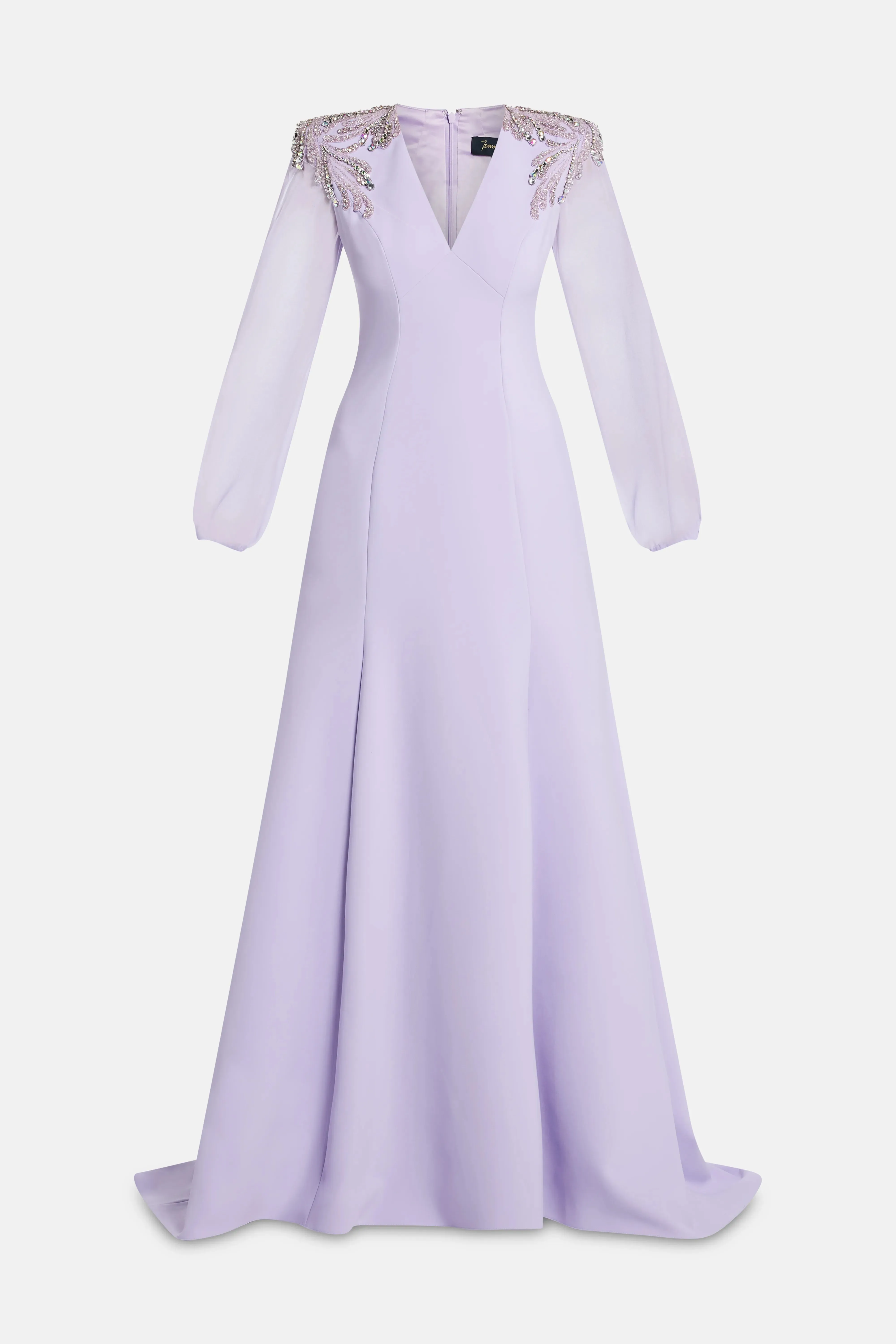 Mercury Embellished Evening Gown