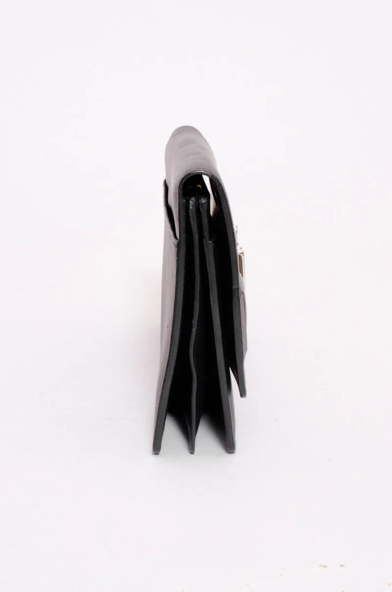 METAL EMBELLISHED CLUTCH