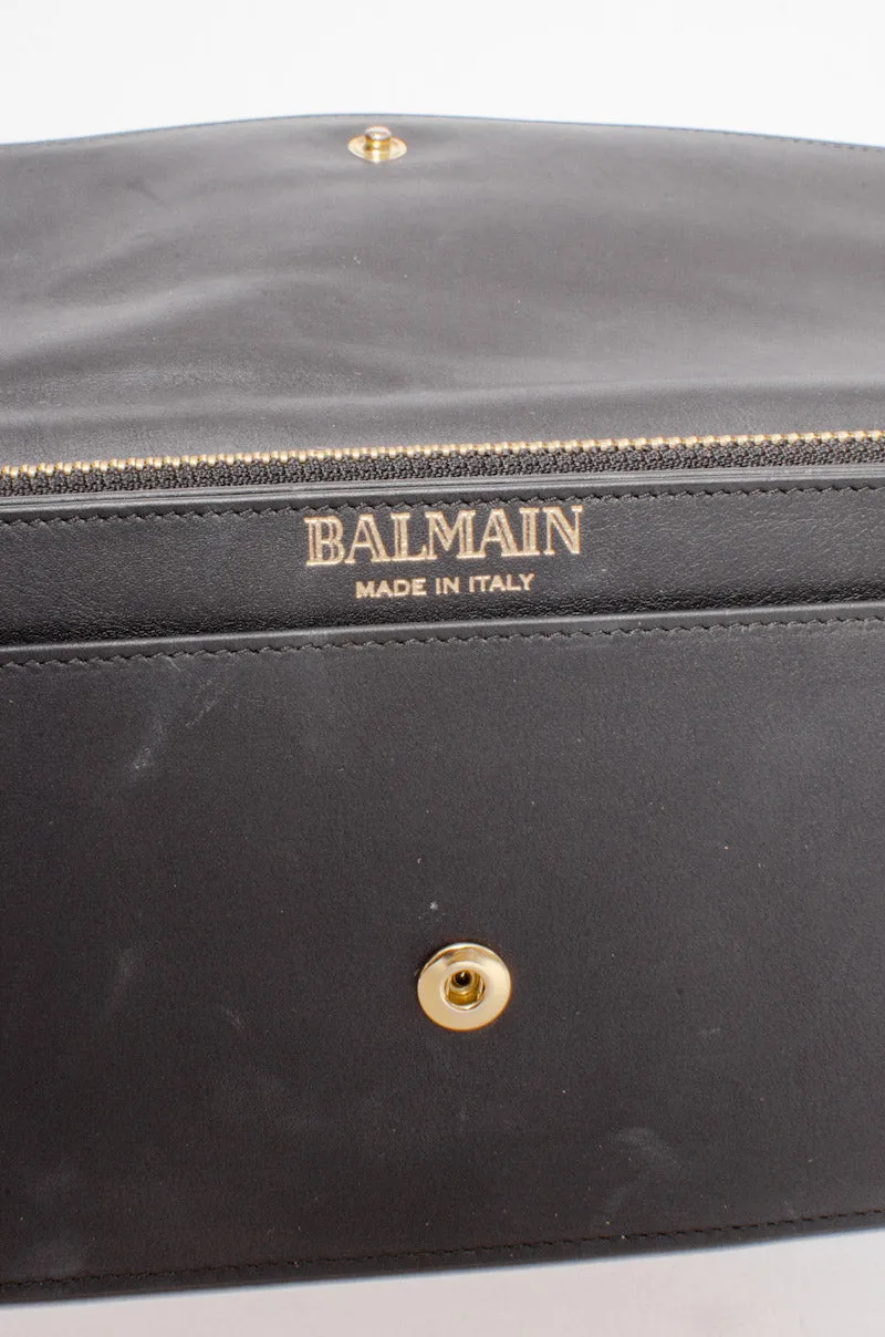 METAL EMBELLISHED CLUTCH