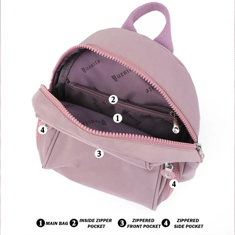 Mugrs Lightweight Minimalist Mini Backpack, 7 Colors