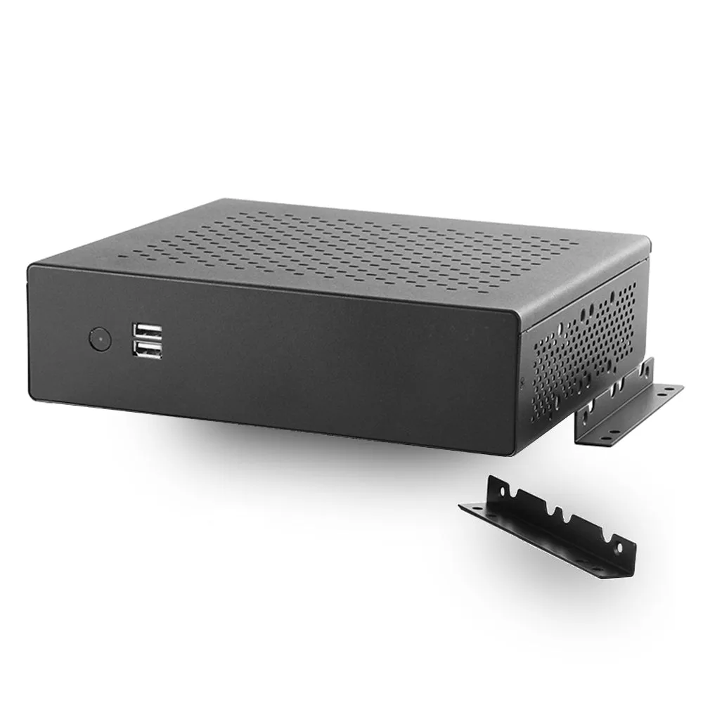 MX500-USB-2.0 Industrial Fanless Mini-ITX Case w/ 120W Power Supply Kit