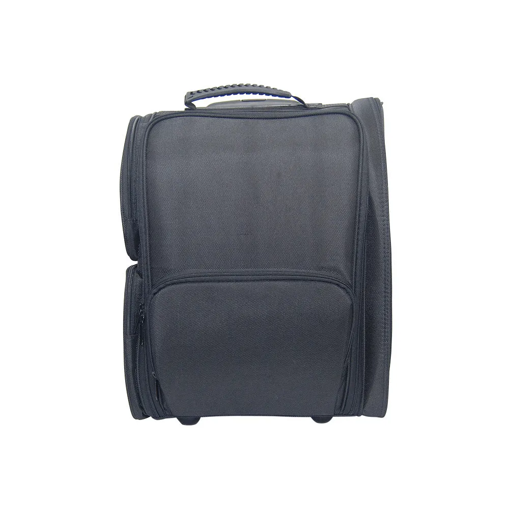 Nylon (Black) Trolly Bag with 4pcs Pouch Bag