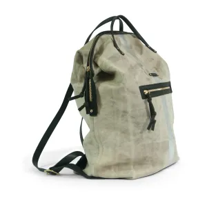 Postal Silver Stripe Backpack Tote