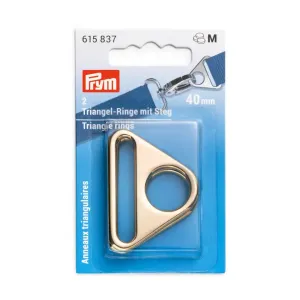 Prym New Gold Triangle Loops for bag straps
