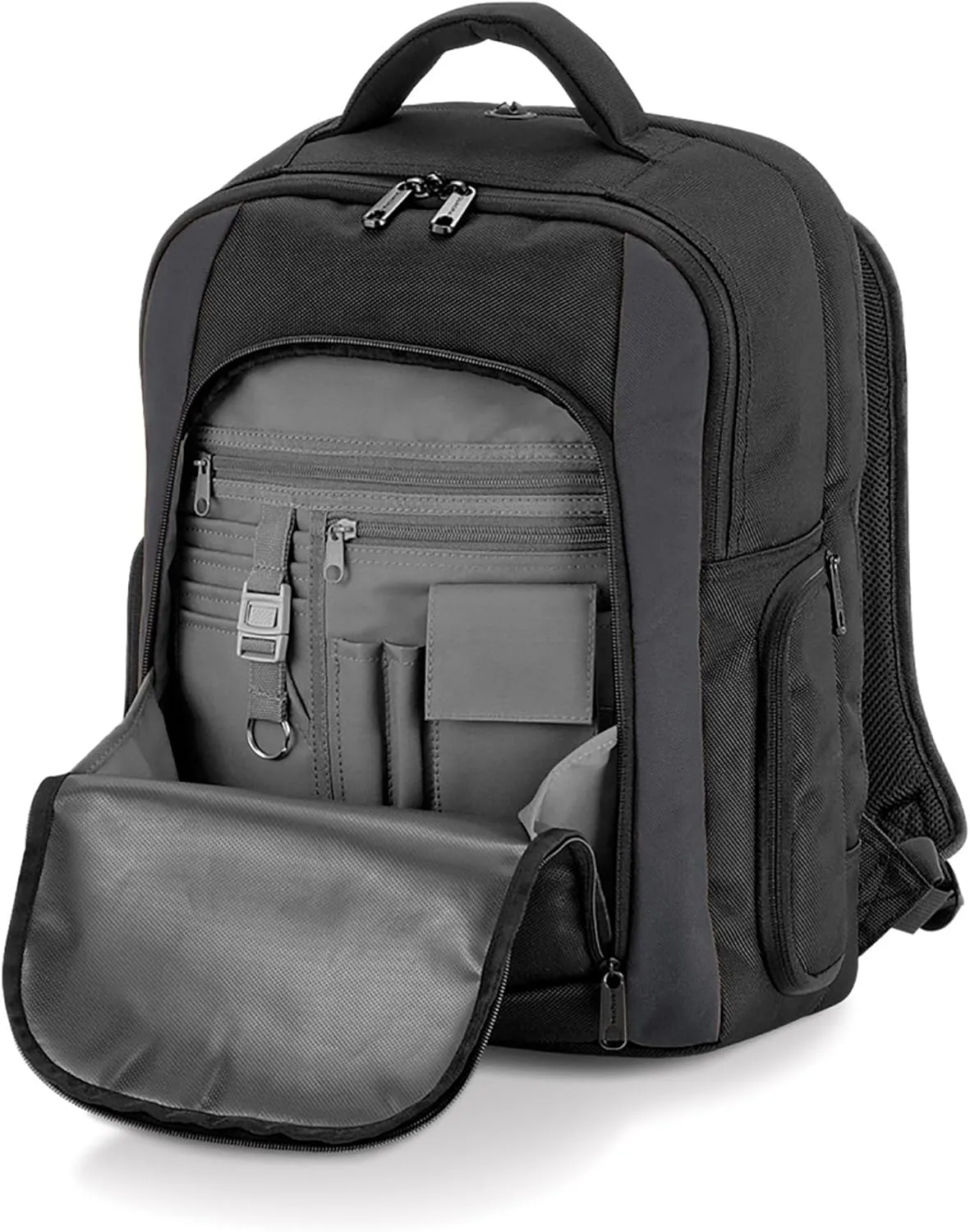 Quadra Tungsten Laptop Backpack (One Size) (Black/Dark Graphite)