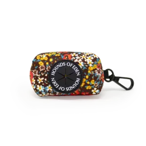 Retro Bloom Design Poop Bag Holder