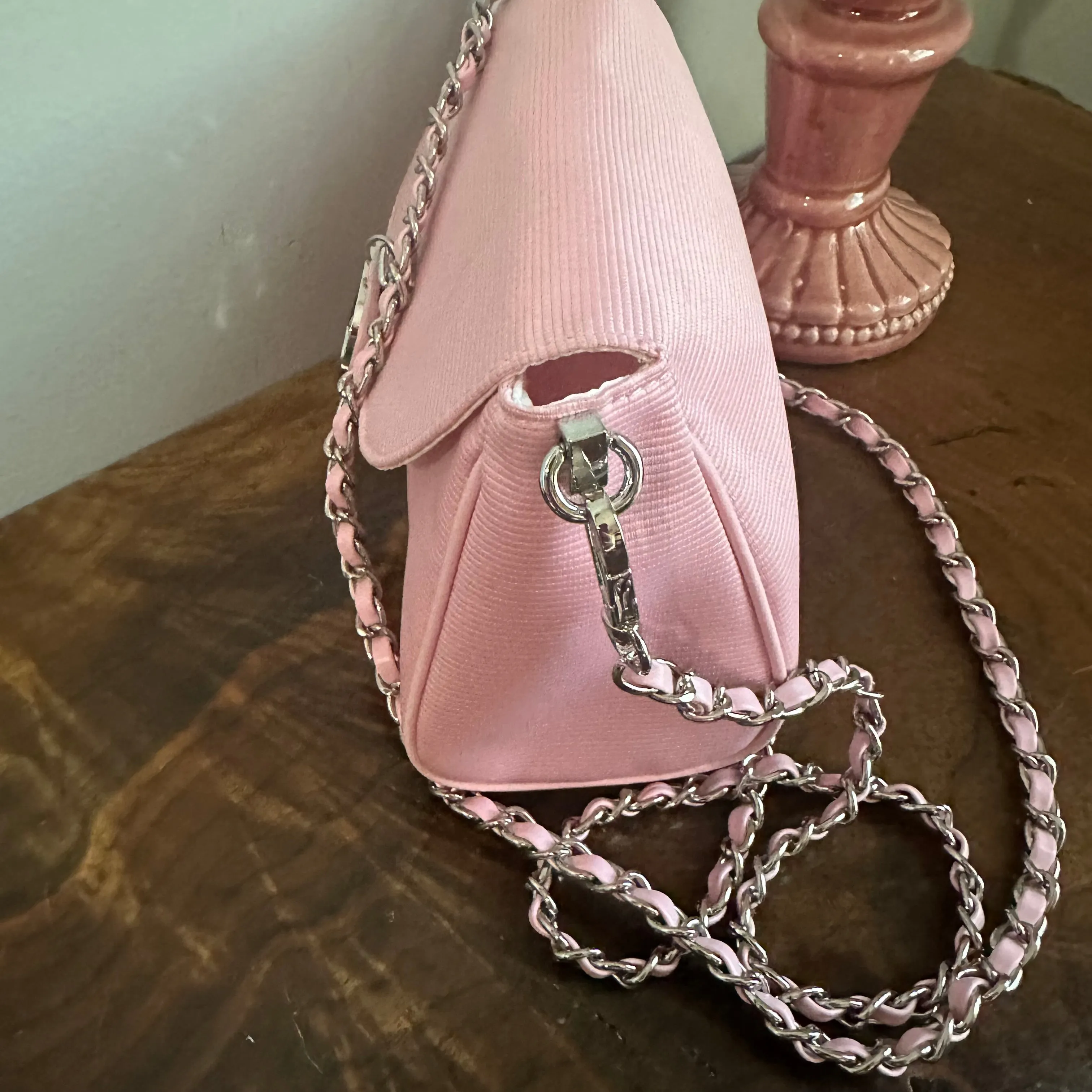 The Junco Crossbody Bag - Pale Pink Dior