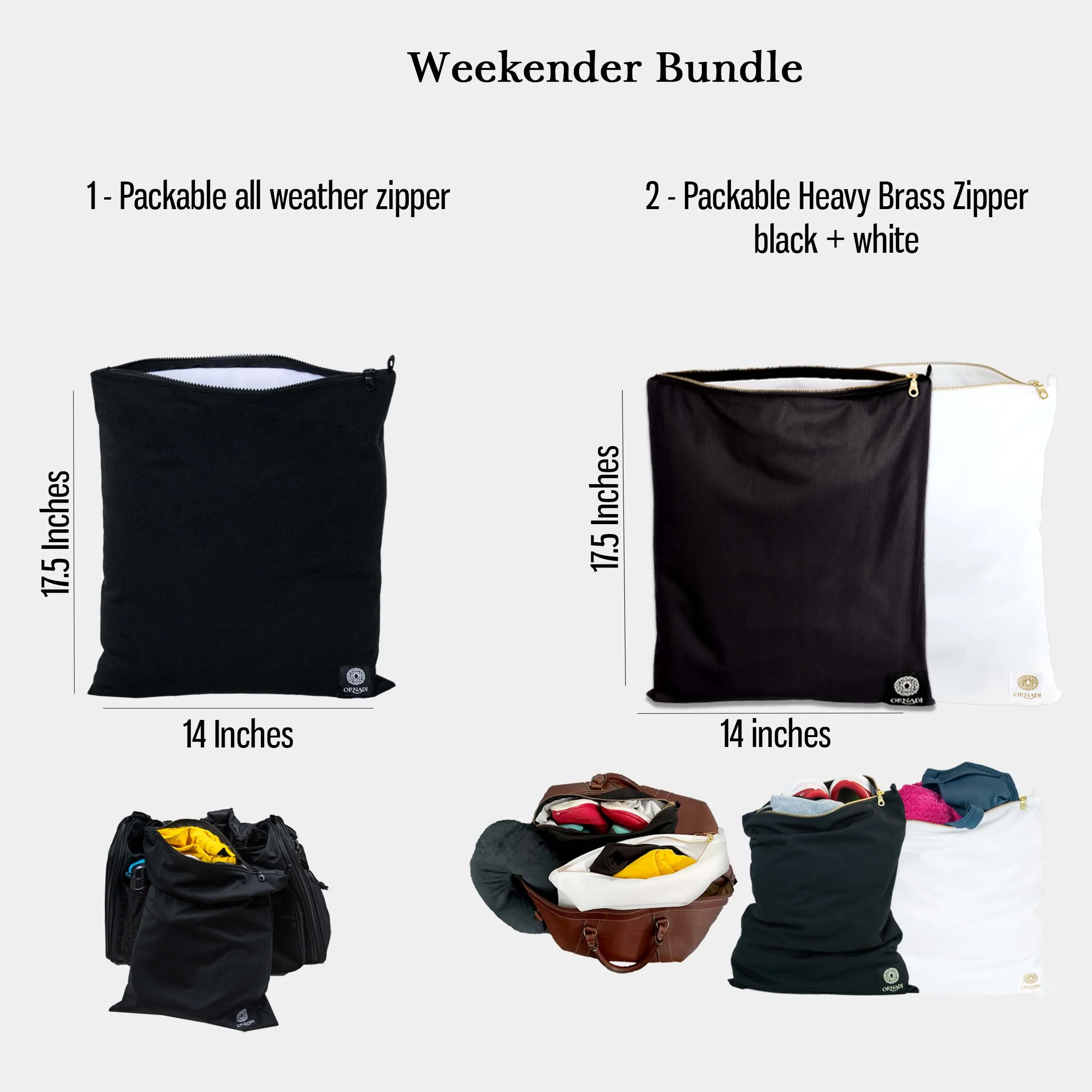 The Weekender 3 Travel Bag Bundle