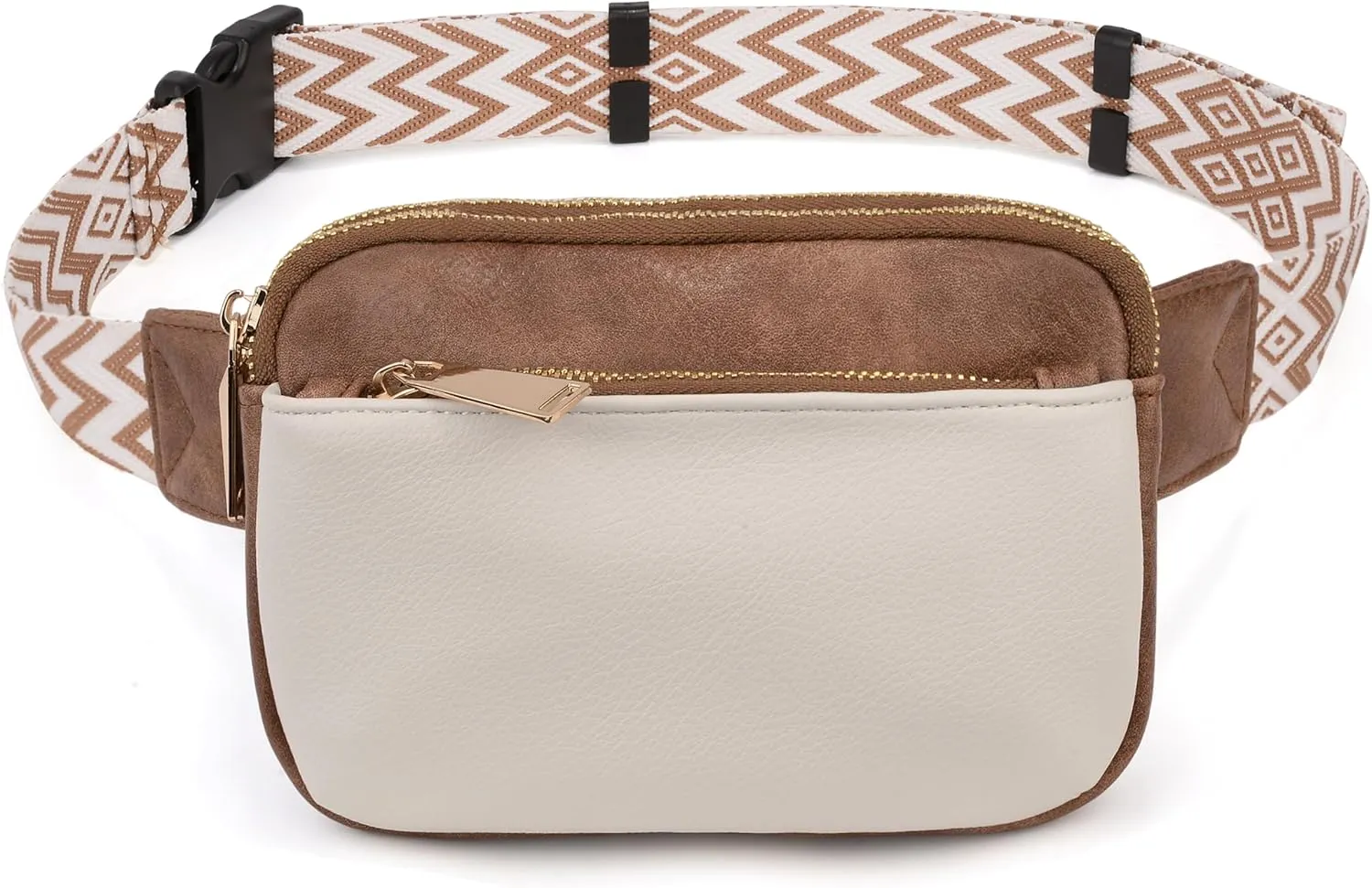 UTO Fanny Pack for Women Crossbody Trendy Fashion Belt Purse Chest Waist Hip Bumbag for Outdoor Shopping Travel Hiking