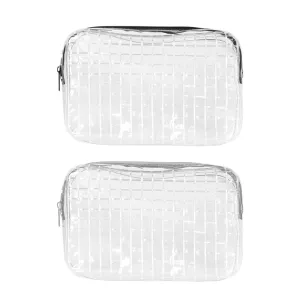 Vinyl Mesh Pouch with Gusset