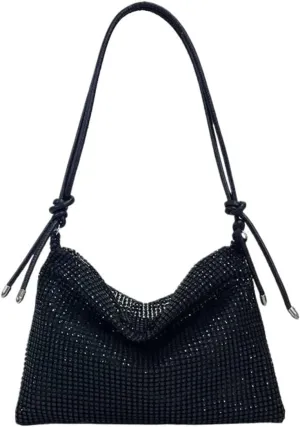 Women Evening Clutch Bag Shiny Crystal Dinner Party Wedding Purses Handbag Designer Shoulder Underarm Bags