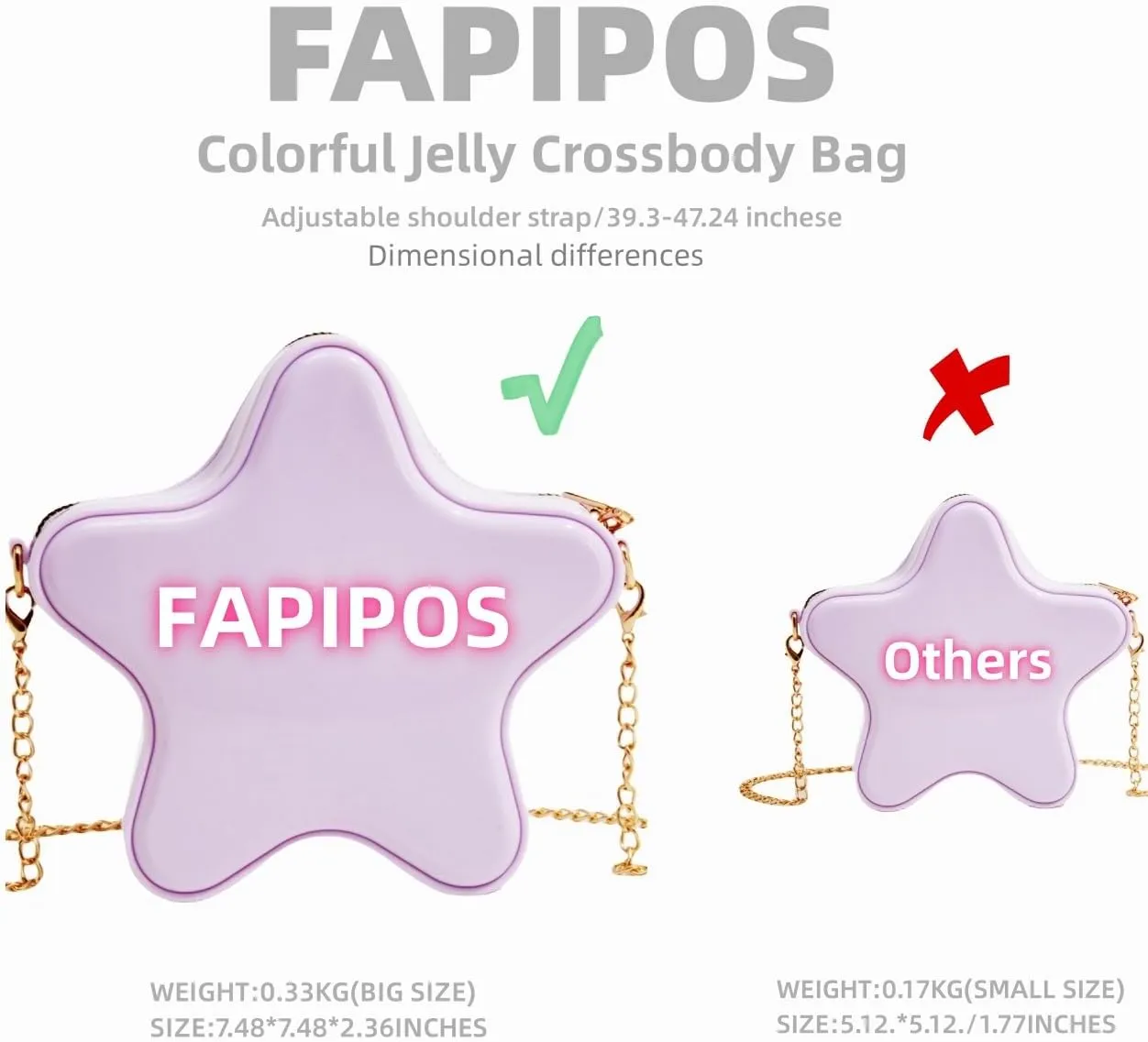Women's Mini Star Tote Bag, Women's Cute PU Leather Hobo Bag Chic Star Crossbody
