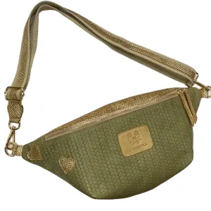 XL SAGE GREEN STATEMENT BELT BAG